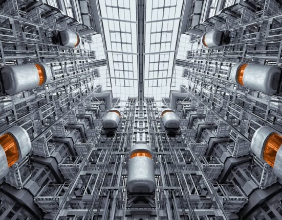 a futuristic image internet deals with a shining effect
